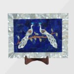 White Marble Inlay Plate