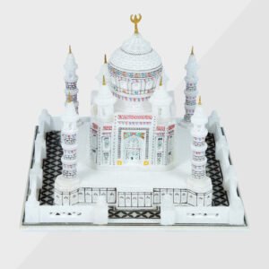 White Marble Inaly Taj Mahal