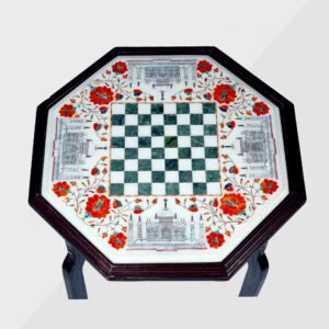 Marble Inlay Chess Board