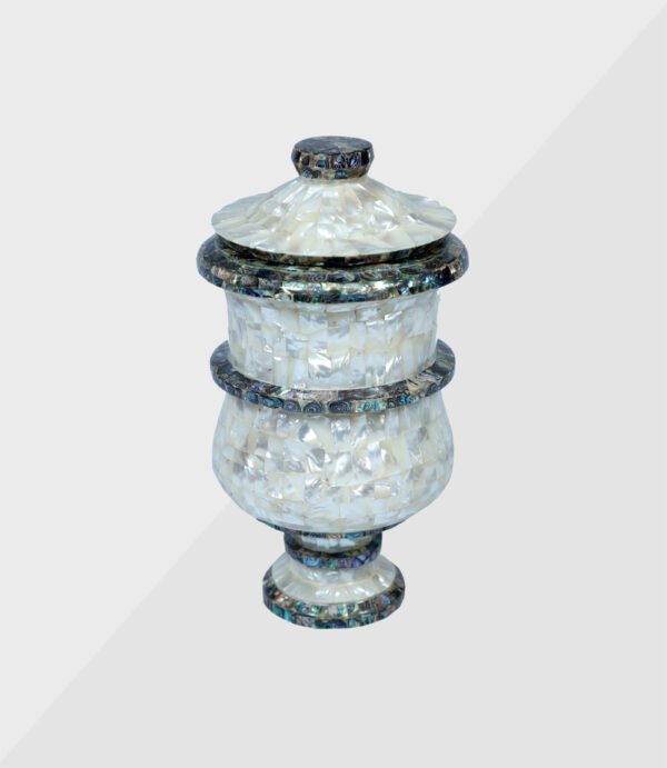 Marble Inlay Flower Vase